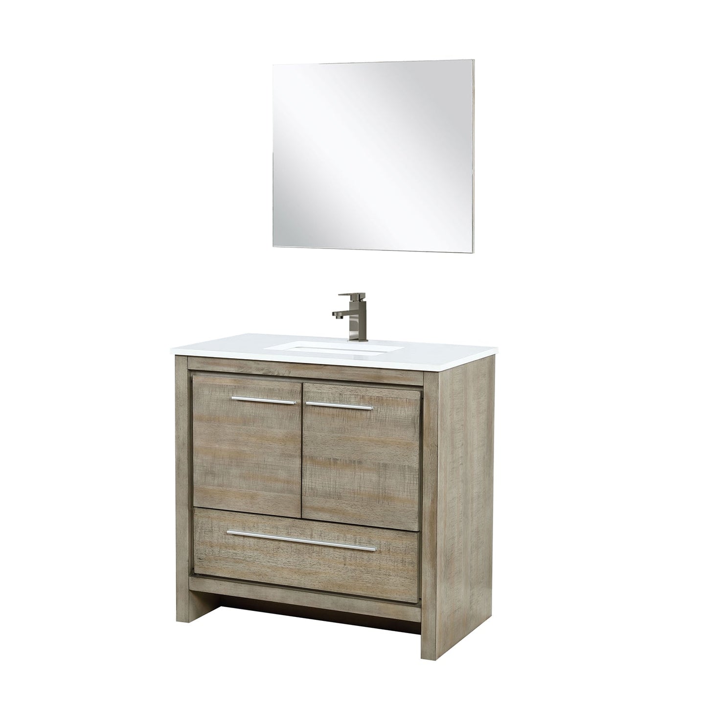 Lafarre 36 in W x 20 in D Rustic Acacia Bath Vanity
