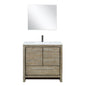 Lafarre 36 in W x 20 in D Rustic Acacia Bath Vanity