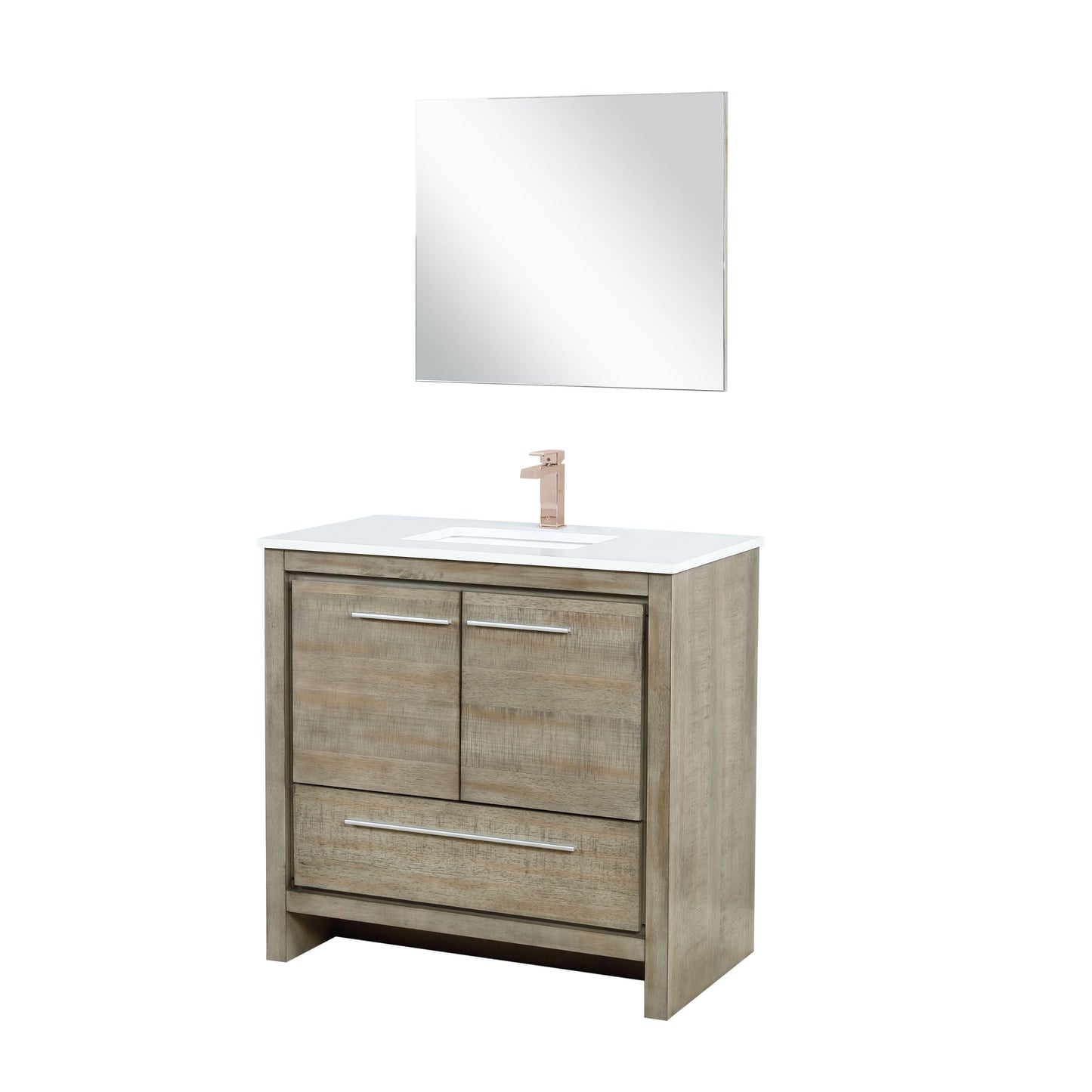 Lafarre 36 in W x 20 in D Rustic Acacia Bath Vanity