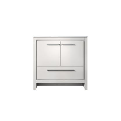 Lafarre 36 in W x 20 in D White Bath Vanity