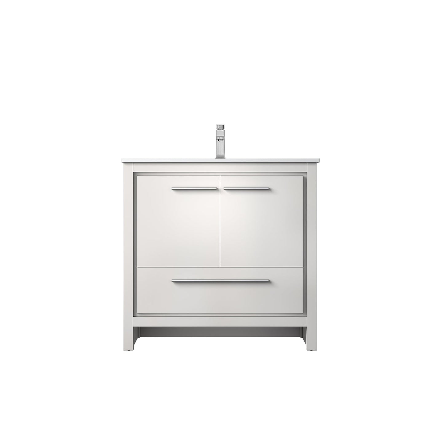 Lafarre 36 in W x 20 in D White Bath Vanity