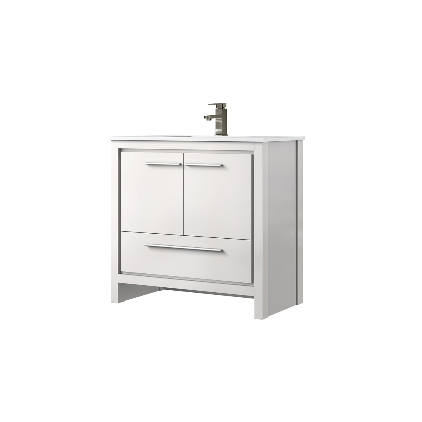 Lafarre 36 in W x 20 in D White Bath Vanity