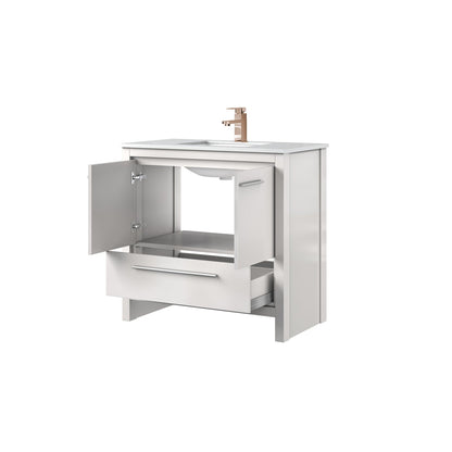 Lafarre 36 in W x 20 in D White Bath Vanity