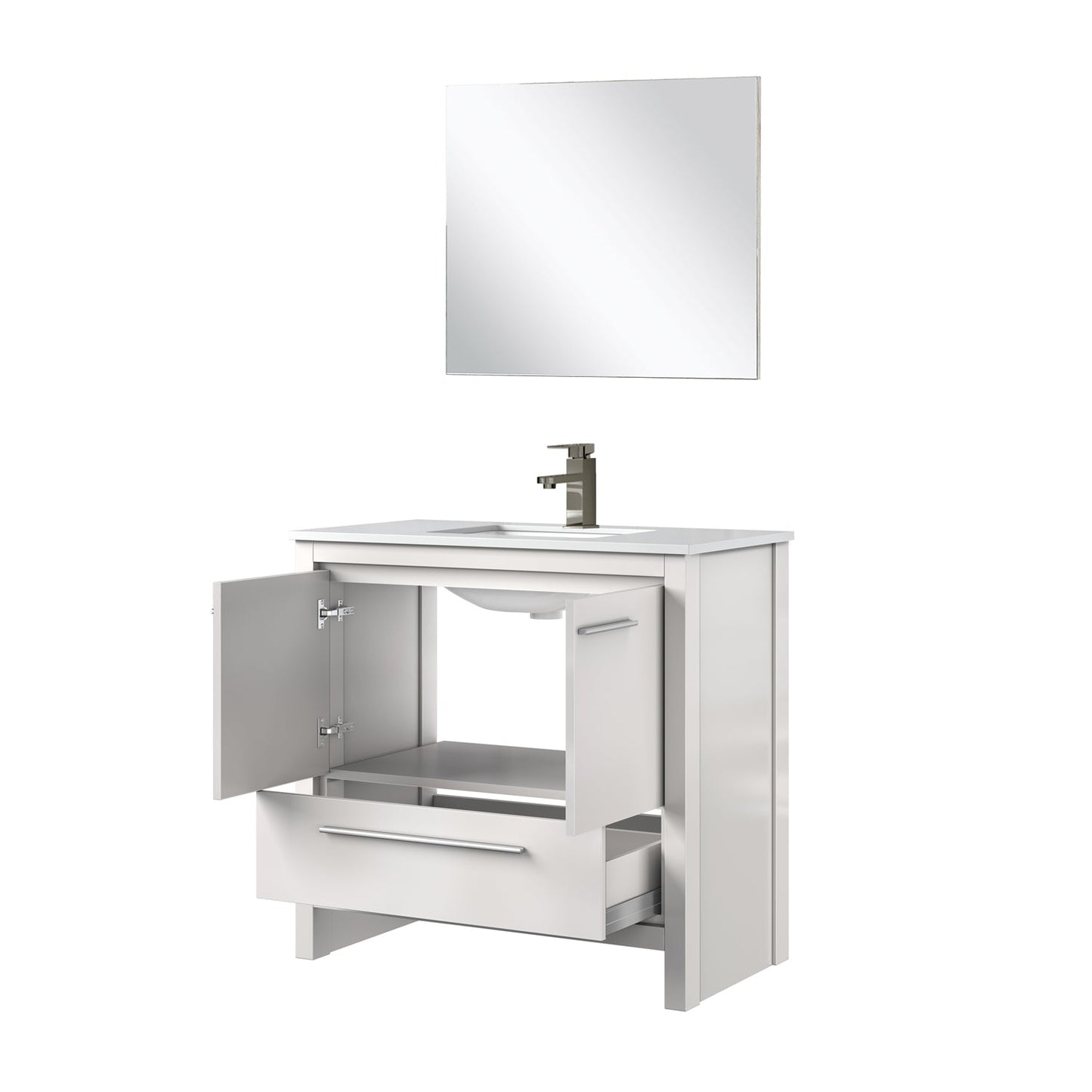 Lafarre 36 in W x 20 in D White Bath Vanity