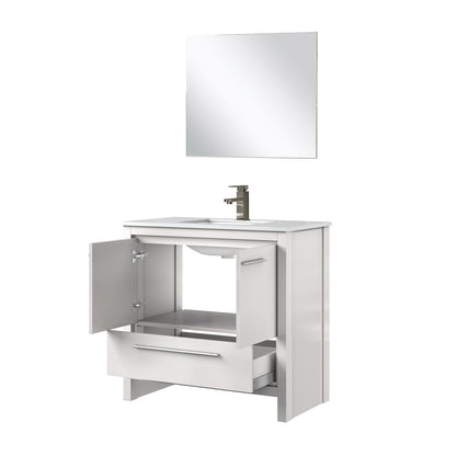 Lafarre 36 in W x 20 in D White Bath Vanity