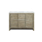 Lafarre 48 in W x 20 in D Rustic Acacia Double Bath Vanity