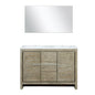 Lafarre 48 in W x 20 in D Rustic Acacia Double Bath Vanity