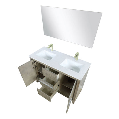 Lafarre 48 in W x 20 in D Rustic Acacia Double Bath Vanity