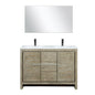Lafarre 48 in W x 20 in D Rustic Acacia Double Bath Vanity
