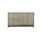 Lafarre 60 in W x 20 in D Rustic Acacia Double Bath Vanity