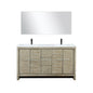 Lafarre 60 in W x 20 in D Rustic Acacia Double Bath Vanity