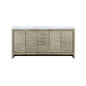 Lafarre 72 in W x 20 in D Rustic Acacia Double Bath Vanity