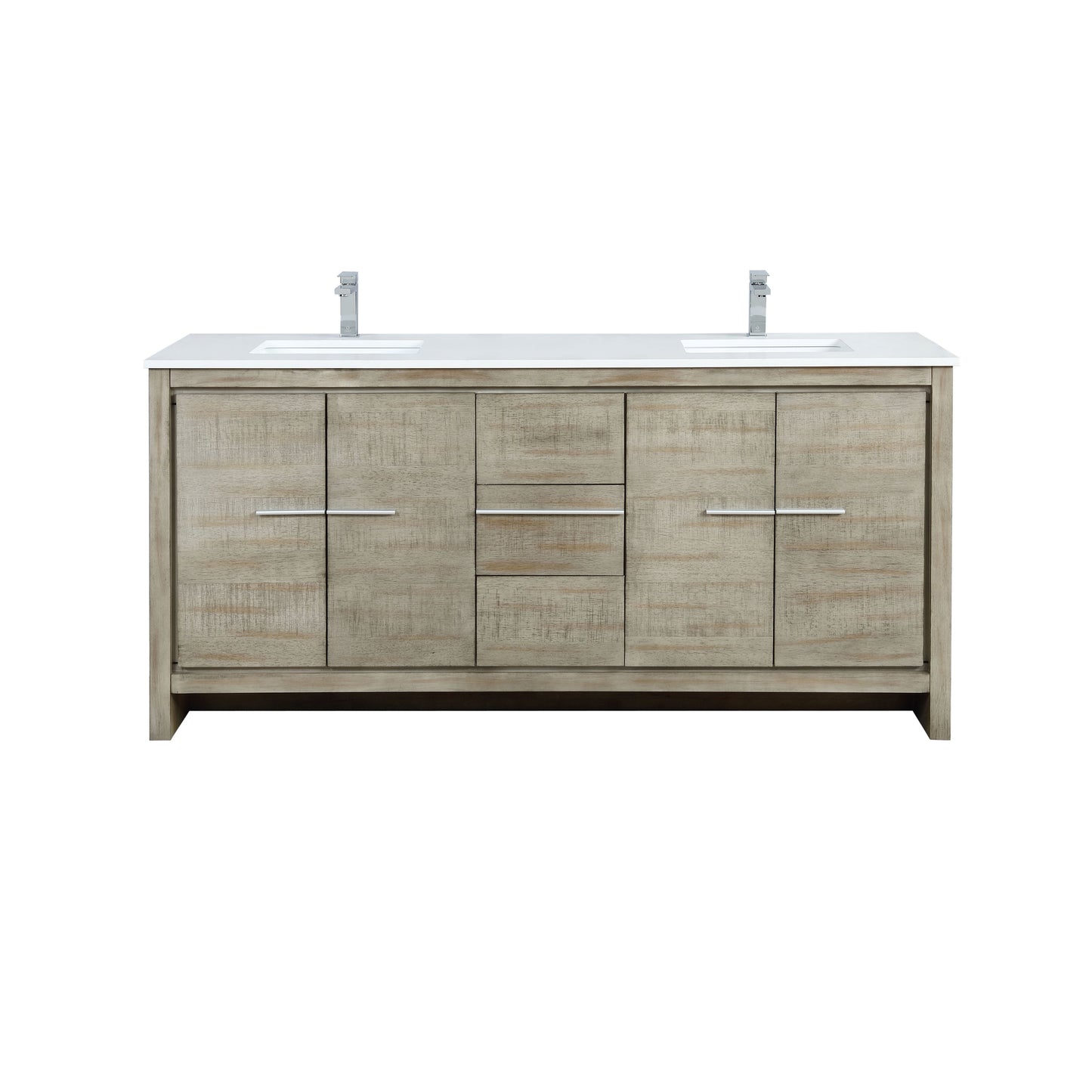 Lafarre 72 in W x 20 in D Rustic Acacia Double Bath Vanity