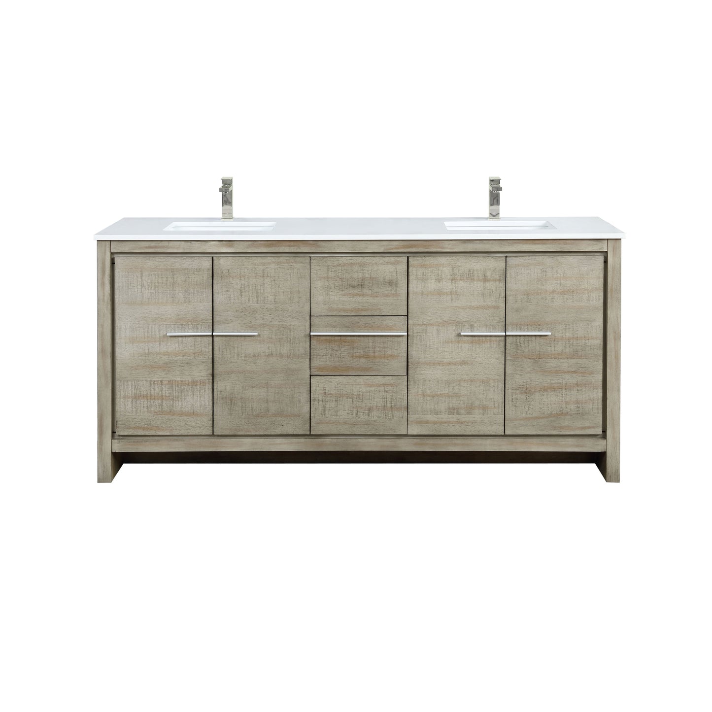 Lafarre 72 in W x 20 in D Rustic Acacia Double Bath Vanity