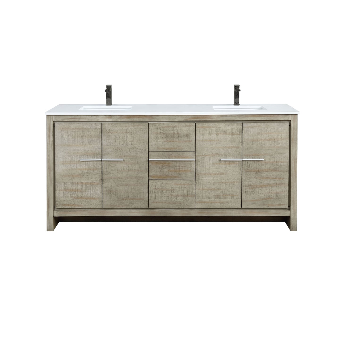 Lafarre 72 in W x 20 in D Rustic Acacia Double Bath Vanity