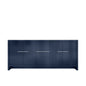 Lafarre 80 in W x 20 in D Navy Blue Double Bath Vanity