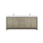 Lafarre 80 in W x 20 in D Rustic Acacia Double Bath Vanity