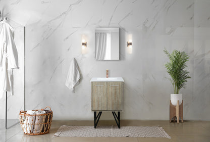 Lancy 24 in W x 20 in D Rustic Acacia Bath Vanity