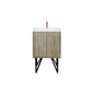Lancy 24 in W x 20 in D Rustic Acacia Bath Vanity
