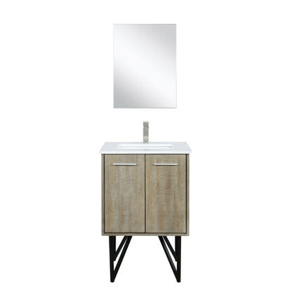 Lancy 24 in W x 20 in D Rustic Acacia Bath Vanity