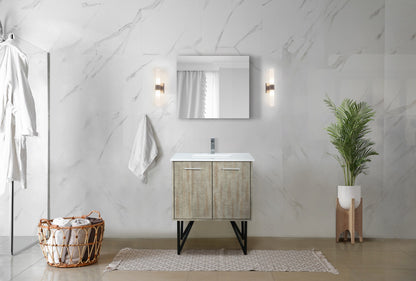 Lancy 30 in W x 20 in D Rustic Acacia Bath Vanity