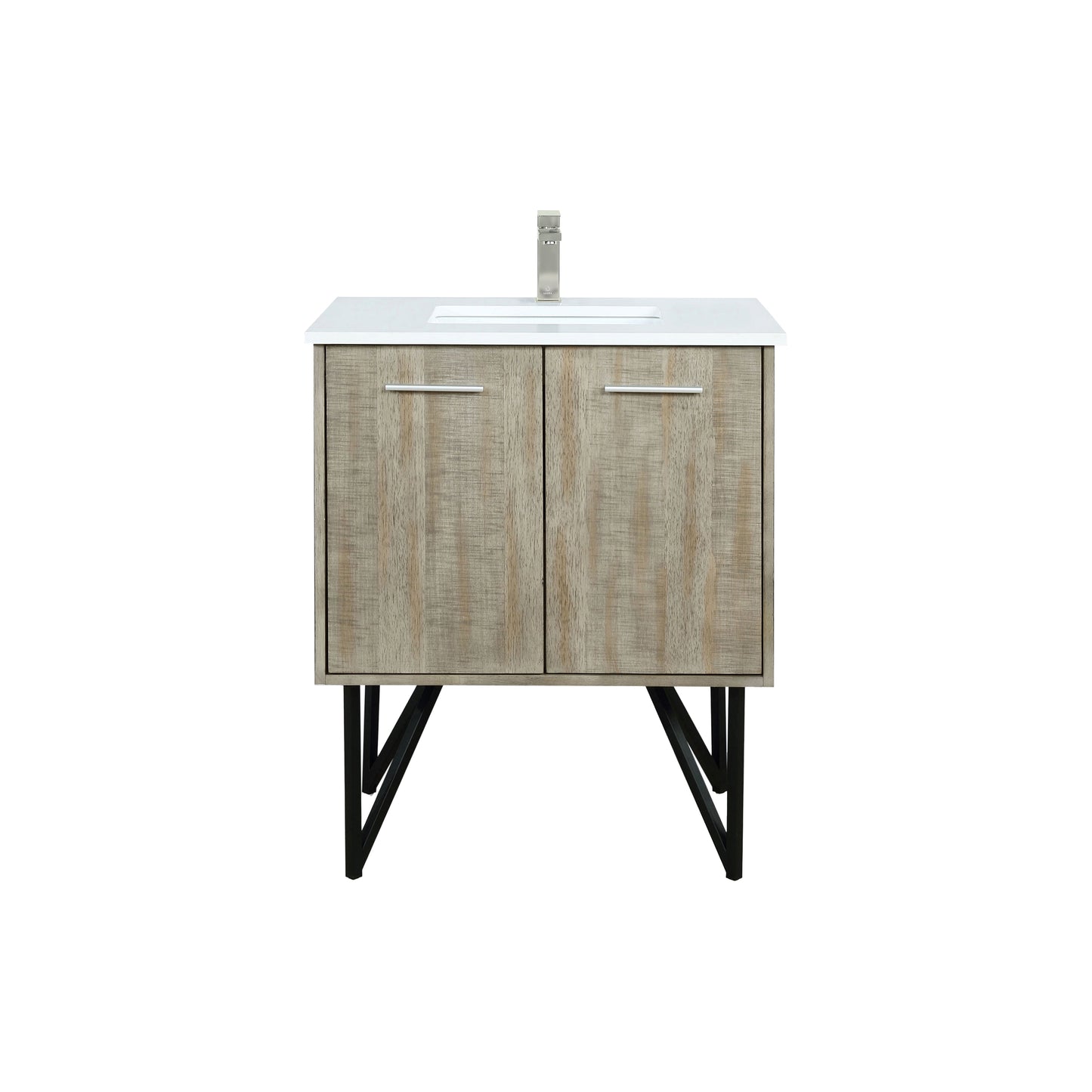 Lancy 30 in W x 20 in D Rustic Acacia Bath Vanity