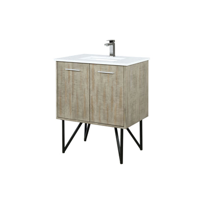 Lancy 30 in W x 20 in D Rustic Acacia Bath Vanity