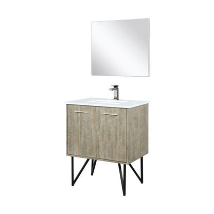Lancy 30 in W x 20 in D Rustic Acacia Bath Vanity