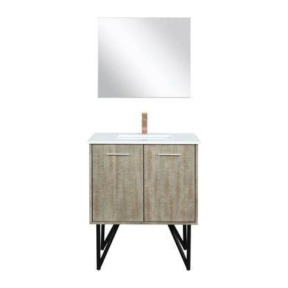 Lancy 30 in W x 20 in D Rustic Acacia Bath Vanity