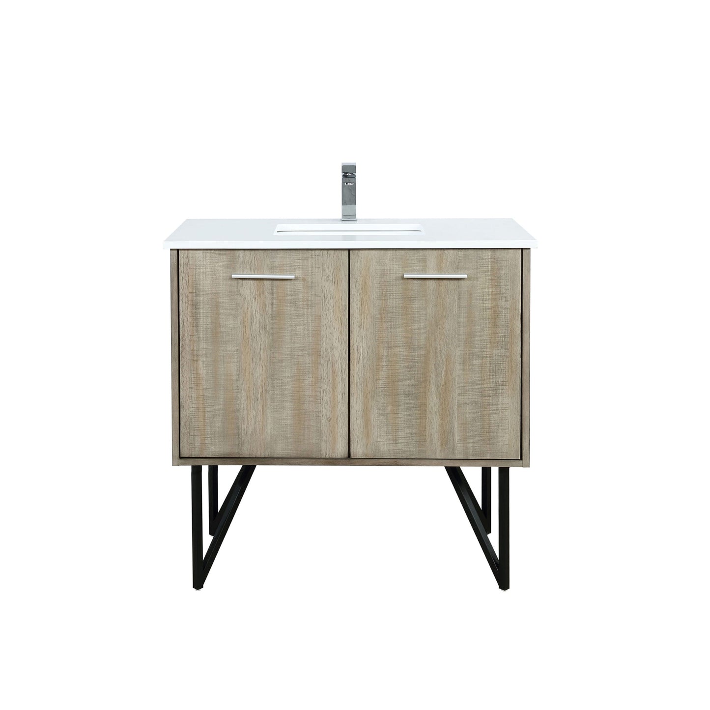 Lancy 36 in W x 20 in D Rustic Acacia Bath Vanity