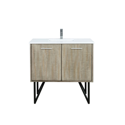 Lancy 36 in W x 20 in D Rustic Acacia Bath Vanity