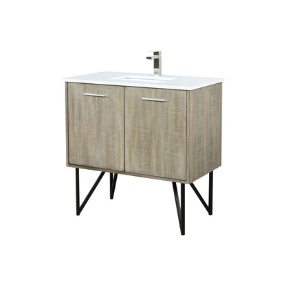 Lancy 36 in W x 20 in D Rustic Acacia Bath Vanity