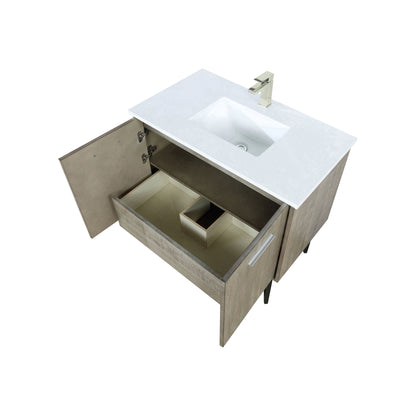 Lancy 36 in W x 20 in D Rustic Acacia Bath Vanity