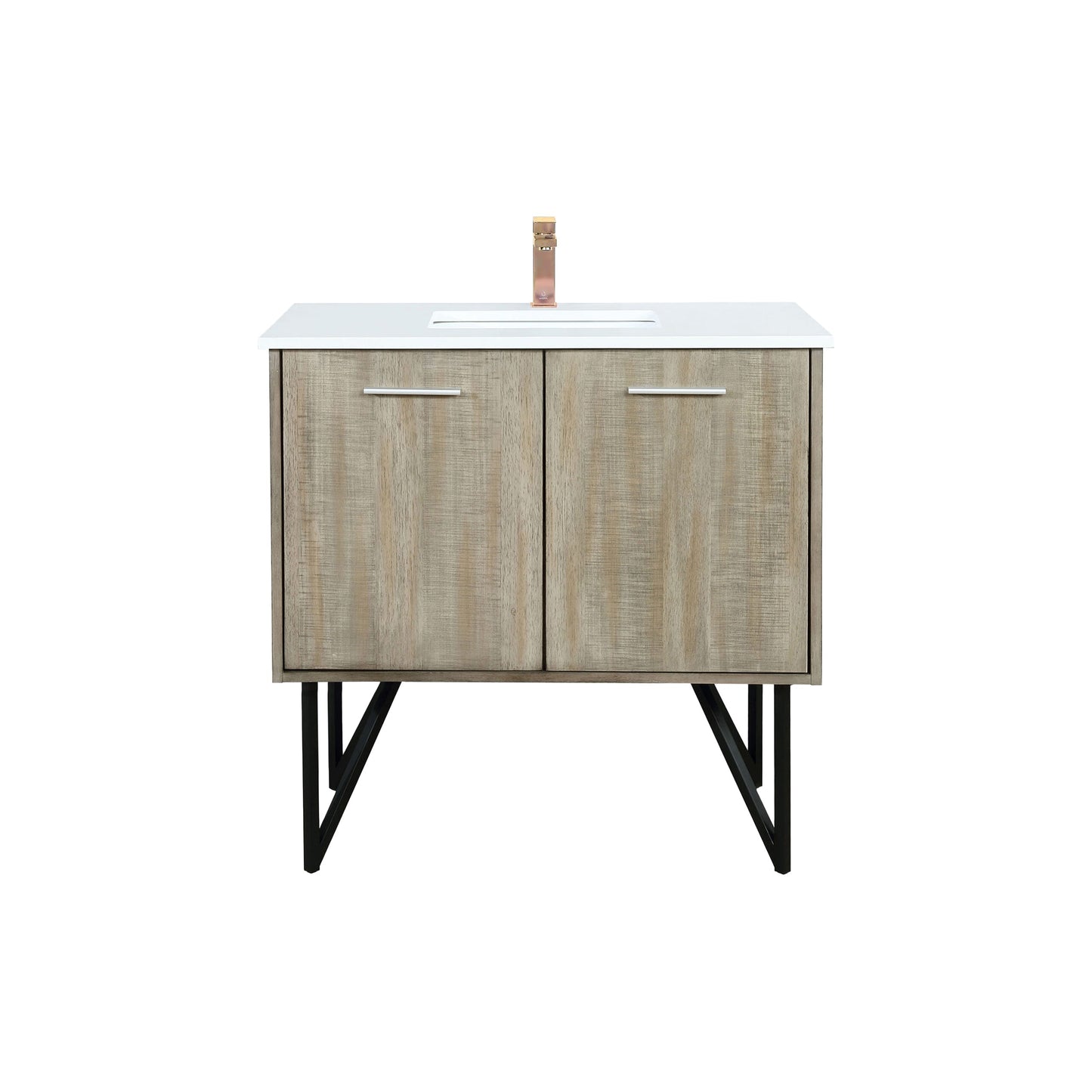 Lancy 36 in W x 20 in D Rustic Acacia Bath Vanity