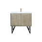 Lancy 36 in W x 20 in D Rustic Acacia Bath Vanity