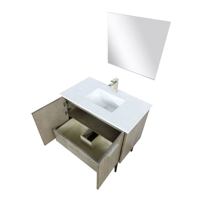 Lancy 36 in W x 20 in D Rustic Acacia Bath Vanity