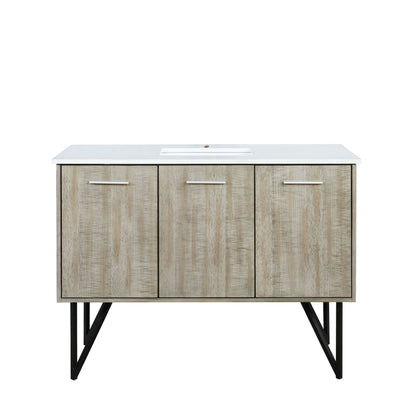 Lancy 48 in W x 20 in D Rustic Acacia Bath Vanity