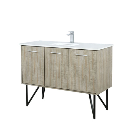 Lancy 48 in W x 20 in D Rustic Acacia Bath Vanity