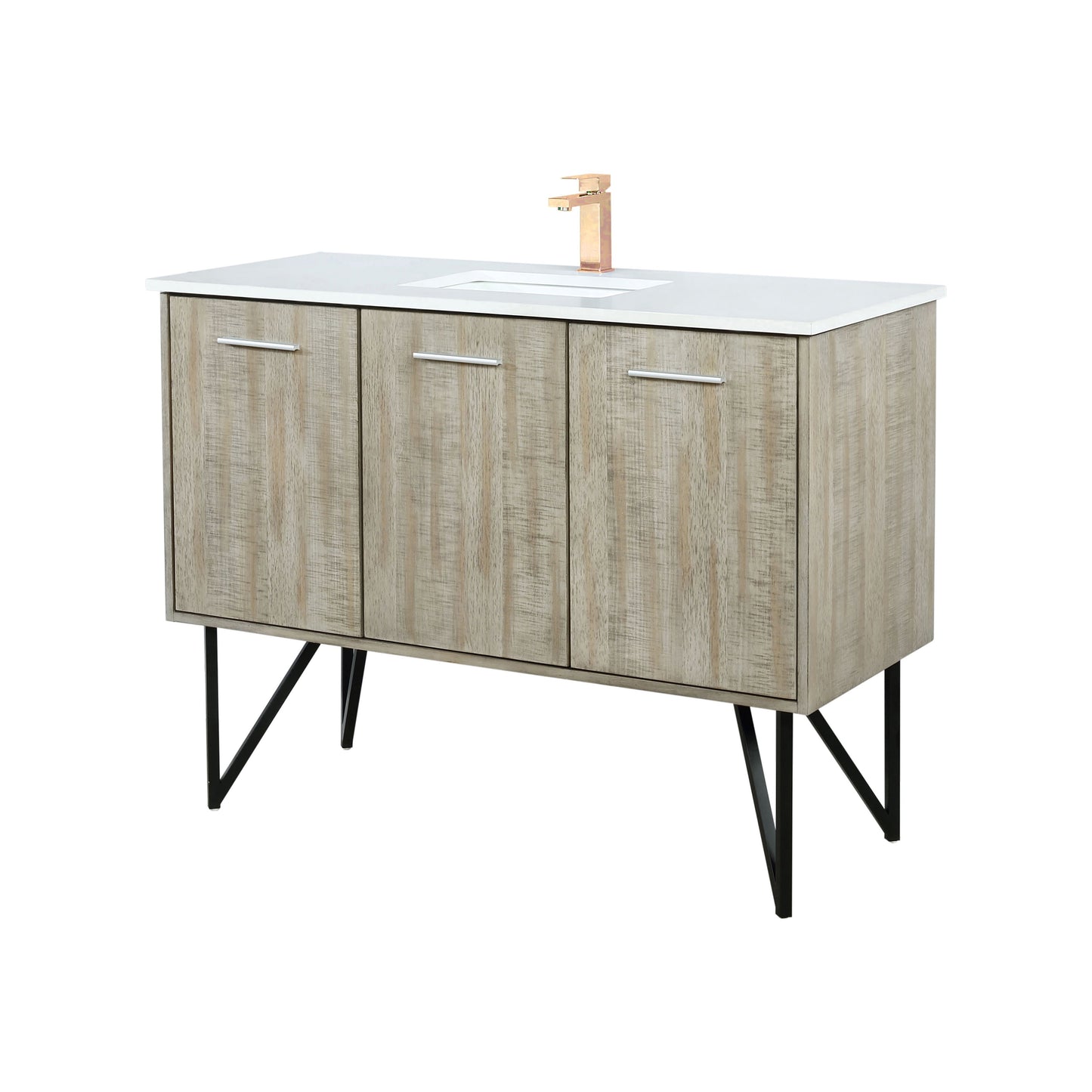 Lancy 48 in W x 20 in D Rustic Acacia Bath Vanity