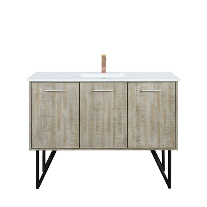 Lancy 48 in W x 20 in D Rustic Acacia Bath Vanity