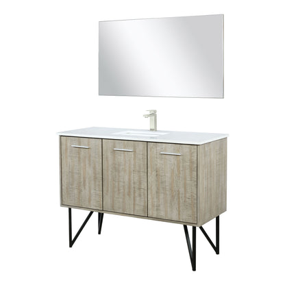 Lancy 48 in W x 20 in D Rustic Acacia Bath Vanity