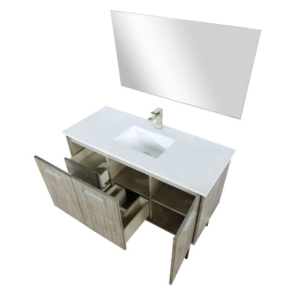 Lancy 48 in W x 20 in D Rustic Acacia Bath Vanity