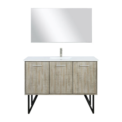 Lancy 48 in W x 20 in D Rustic Acacia Bath Vanity