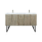 Lancy 60 in W x 20 in D Rustic Acacia Double Bath Vanity