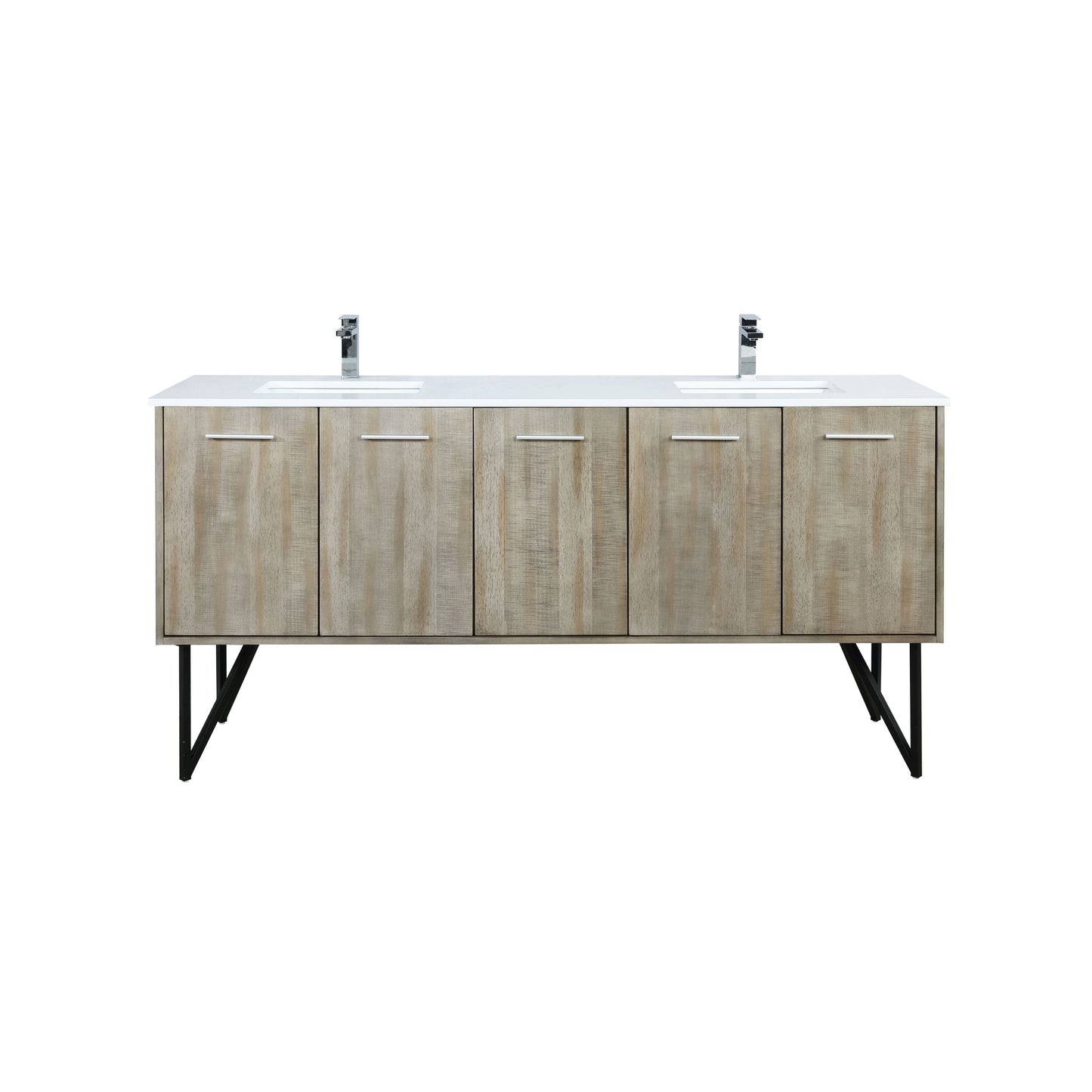 Lancy 72 in W x 20 in D Rustic Acacia Double Bath Vanity