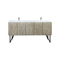 Lancy 72 in W x 20 in D Rustic Acacia Double Bath Vanity