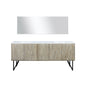 Lancy 80 in W x 20 in D Rustic Acacia Double Bath Vanity