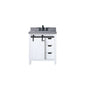 Marsyas 30 in W x 22 in D White Bath Vanity