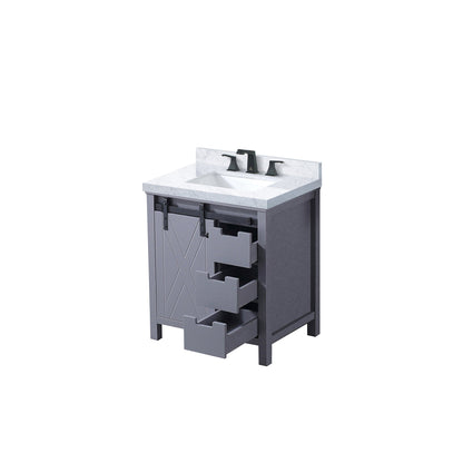 Marsyas 30 in W x 22 in D Dark Grey Bath Vanity