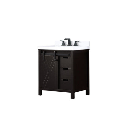 Marsyas 30 in W x 22 in D Brown Bath Vanity